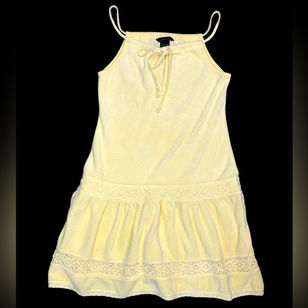 VTG Y2K Victoria’s Secret Moda International Yellow Terry dress beach coverup - Picture 12 of 16